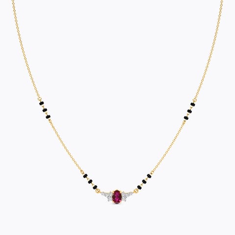 Celeste Diamond Gemstone Mangalsutra Celeste Diamond Gemstone Mangalsutra