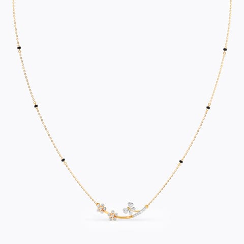 Butterfly Bloom Diamond Mangalsutra