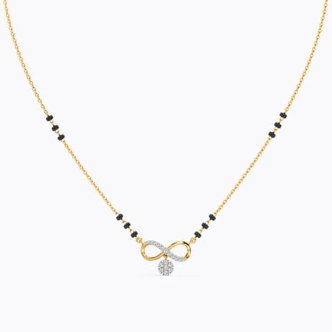 Dazzle Infinity Diamond Mangalsutra