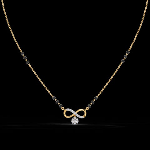 Dazzle Infinity Diamond Mangalsutra