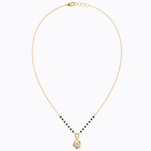 Infinity Drop Diamond Mangalsutra