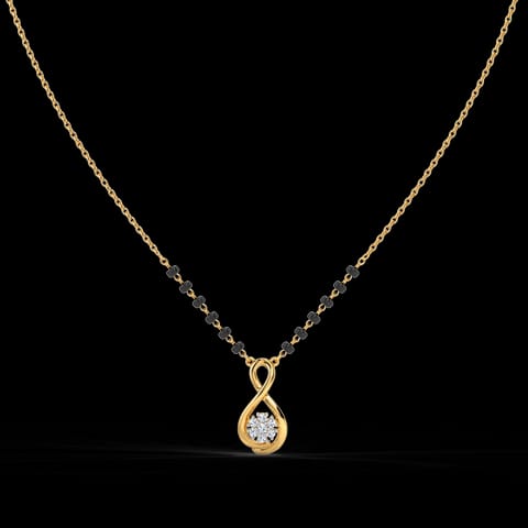 Infinity Drop Diamond Mangalsutra