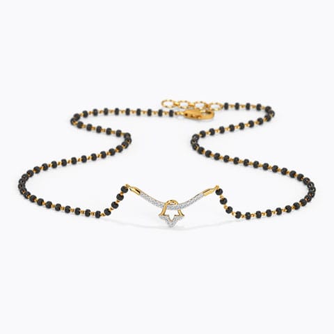 Tulip Diamond Mangalsutra