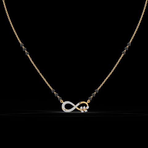 Infinity Vine Diamond Mangalsutra