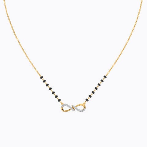 Infinity Gleam Diamond Mangalsutra