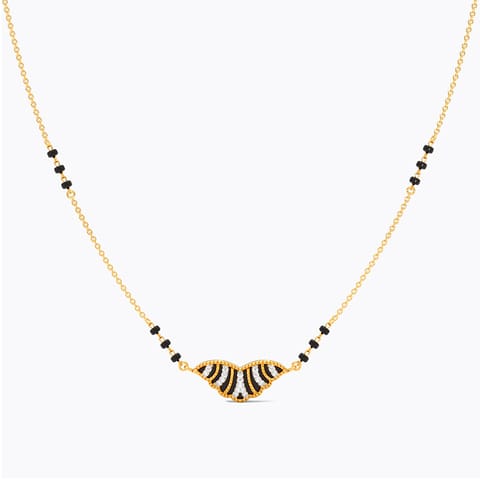 Floral Flip Diamond Mangalsutra