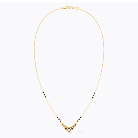 Blossom Trail Flip Diamond Mangalsutra