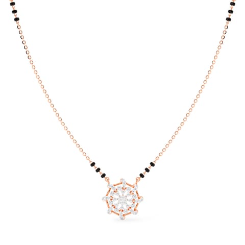 Alluring Spark Diamond Mangalsutra Alluring Spark Diamond Mangalsutra