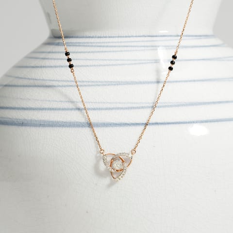 Trinity Knot Diamond Mangalsutra