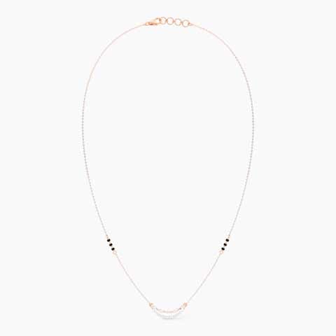 Swirl Shine Diamond Mangalsutra