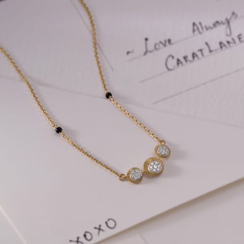 Trinity Orb Diamond Mangalsutra
