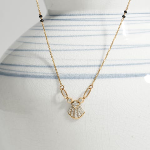 Elite Link Diamond Mangalsutra