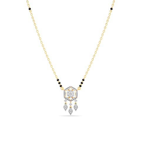 Sphere Drops Diamond Mangalsutra Sphere Drops Diamond Mangalsutra