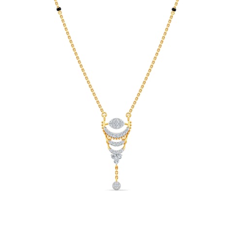 Lunar Spark Diamond Mangalsutra