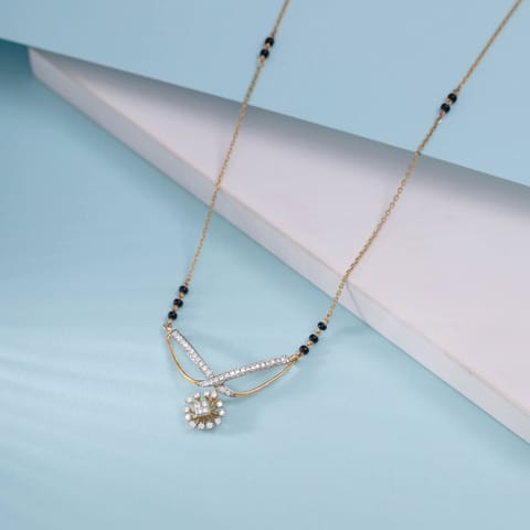 Glowing Grace Diamond Mangalsutra Glowing Grace Diamond Mangalsutra