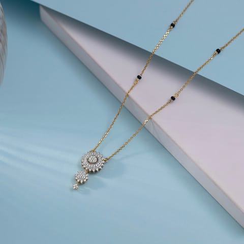 Pretty Flora Diamond Mangalsutra