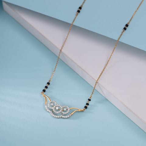 Woven Waves Diamond Mangalsutra Woven Waves Diamond Mangalsutra