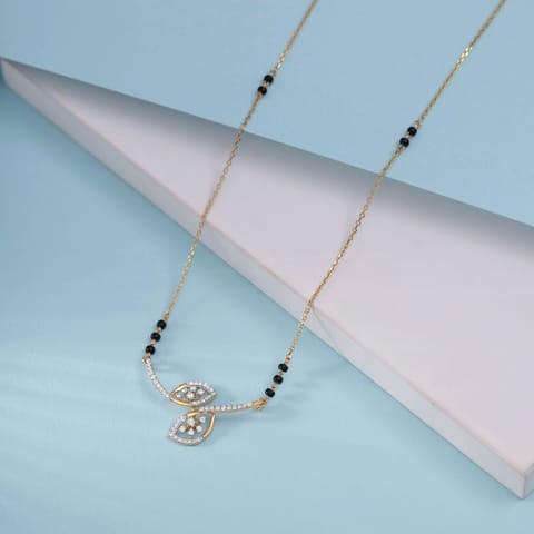 Dancing Petal Diamond Mangalsutra