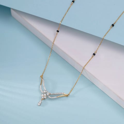 Elegant Charm Diamond Mangalsutra Elegant Charm Diamond Mangalsutra