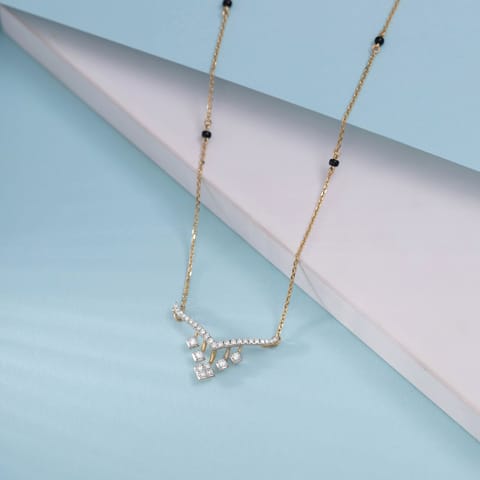 Sparkling Elegance Diamond Mangalsutra Sparkling Elegance Diamond Mangalsutra