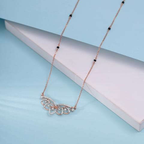 Scarlet Lotus Diamond Mangalsutra