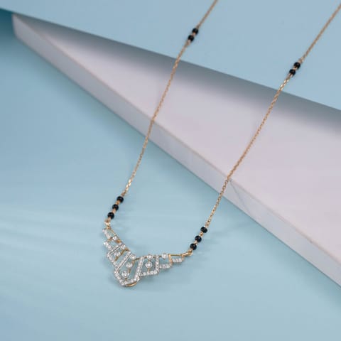 Celestial Curve Diamond Mangalsutra Celestial Curve Diamond Mangalsutra