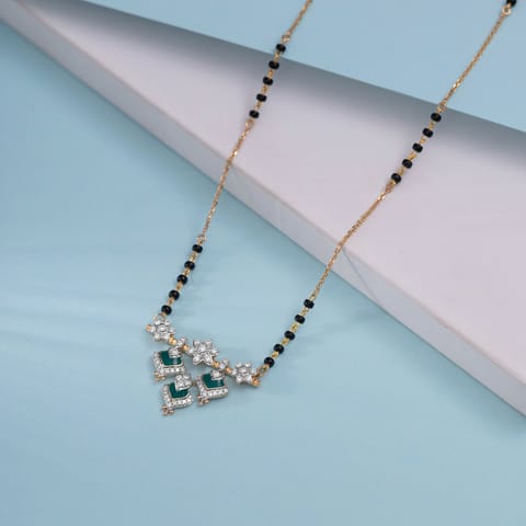 Enchanted Layered Diamond Mangalsutra Enchanted Layered Diamond Mangalsutra