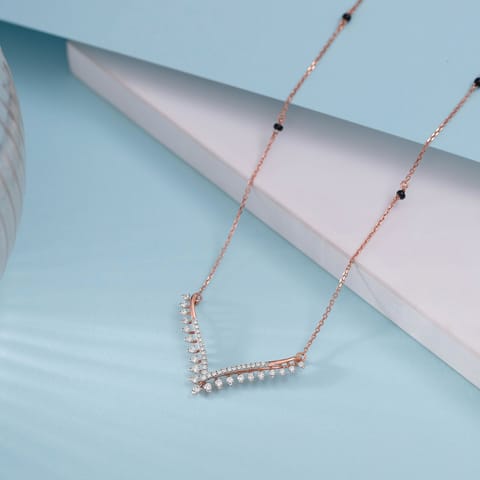 Lustrous Vows Diamond Mangalsutra