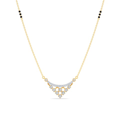 Trikona Diamond Mangalsutra Trikona Diamond Mangalsutra