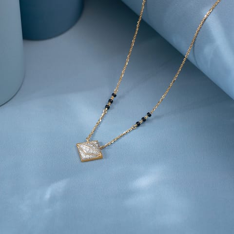 Starlight Geometric Diamond Mangalsutra Starlight Geometric Diamond Mangalsutra