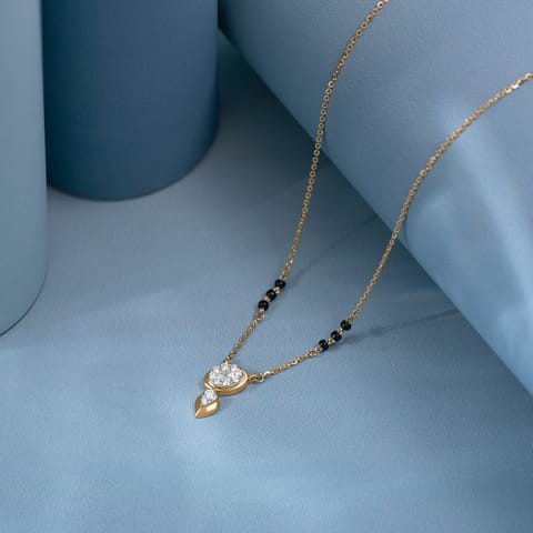 Orbital Teardrop Diamond Mangalsutra Orbital Teardrop Diamond Mangalsutra