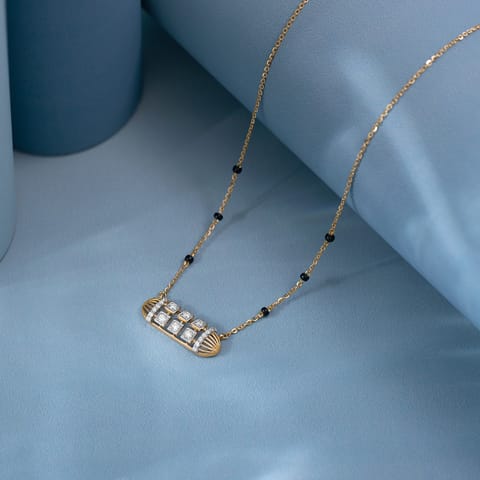 Capsule Bar Diamond Mangalsutra Capsule Bar Diamond Mangalsutra