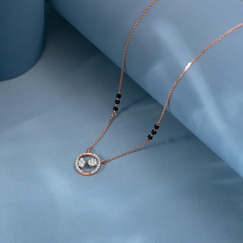 Circular Duo Diamond Mangalsutra Circular Duo Diamond Mangalsutra