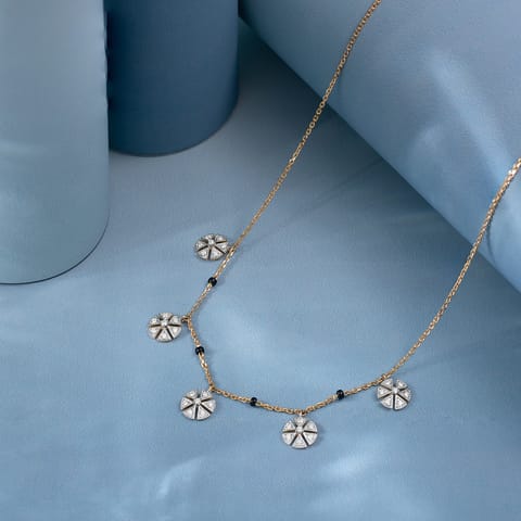 Circular Dangle Diamond Mangalsutra Circular Dangle Diamond Mangalsutra