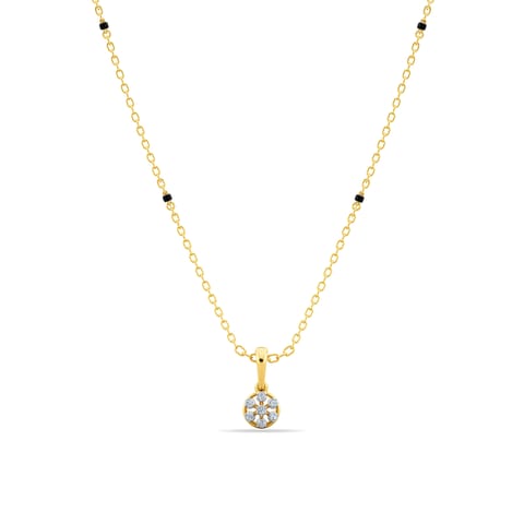 Swaying Spark Diamond Mangalsutra