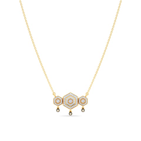 Geometric Moderne Diamond Mangalsutra Geometric Moderne Diamond Mangalsutra