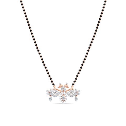 Intriguing Peacock Diamond Mangalsutra Intriguing Peacock Diamond Mangalsutra