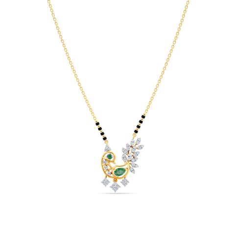 Imperial Peacock Gemstone Mangalsutra