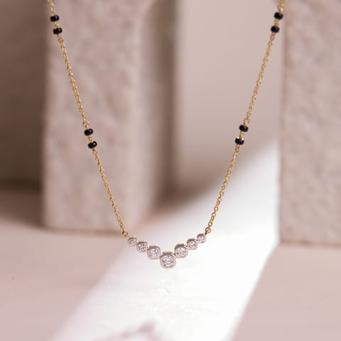Sublime Spark Diamond Mangalsutra