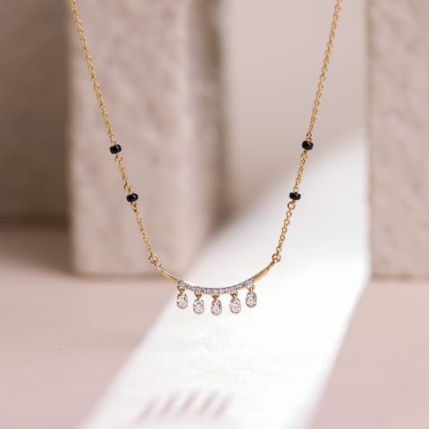 Dazzling Drops Diamond Mangalsutra Dazzling Drops Diamond Mangalsutra