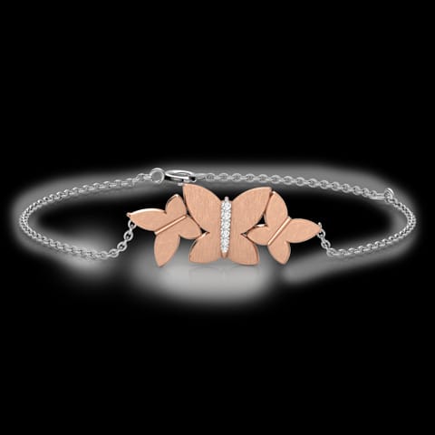 Rosy Butterfly Diamond Bracelet Rosy Butterfly Diamond Bracelet