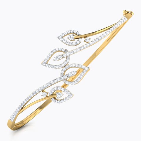 Laura Leaf Diamond Bracelet