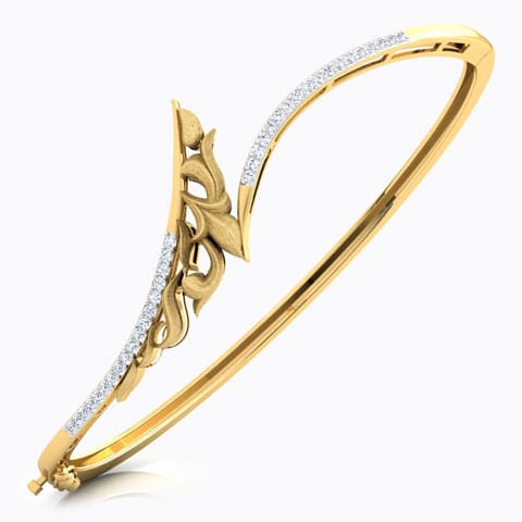 Ornate Curve Diamond Bracelet