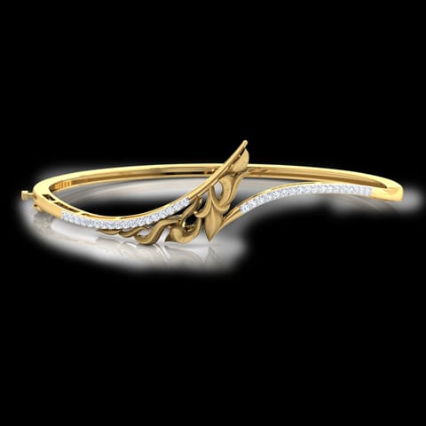 Ornate Curve Diamond Bracelet