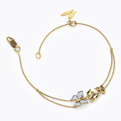 Butterfly Swarm Diamond Bracelet