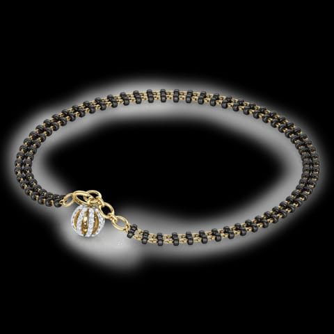 Vibha Diamond Mangalsutra Bracelet