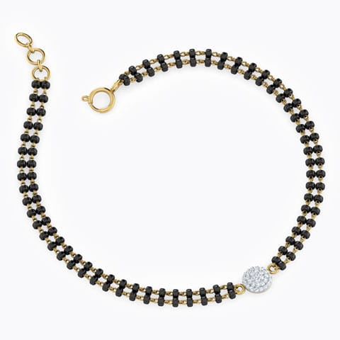 Amita Diamond Mangalsutra Bracelet Amita Diamond Mangalsutra Bracelet