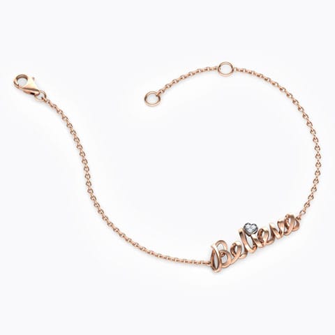 Believe Cursive Bracelet