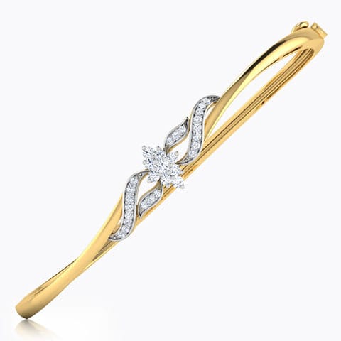 Lucid Curve Diamond Bracelet