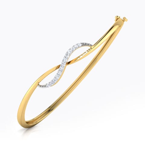 Infinity Curve Diamond Bracelet